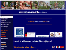 Tablet Screenshot of eiszeitjaeger.de
